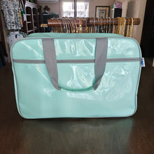 Cargar imagen en el visor de la galería, Maleta Charol Menta Gris