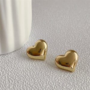 Aretes Corazón Chunky