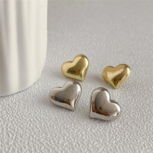 Aretes Corazón Chunky