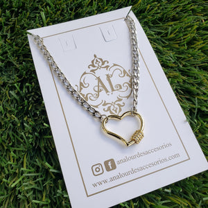 Collar Inicial Corazón
