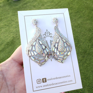 Aretes Cristal Tornasol