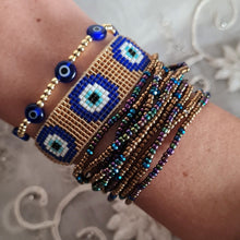 Cargar imagen en el visor de la galería, Pulsera Ojitos Miyuki