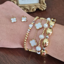 Cargar imagen en el visor de la galería, Pulsera Corazón Tres Oros