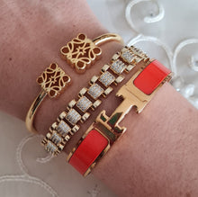 Cargar imagen en el visor de la galería, Brazalete H Naranja