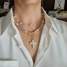 Cargar imagen en el visor de la galería, Collar Bicolor Perla