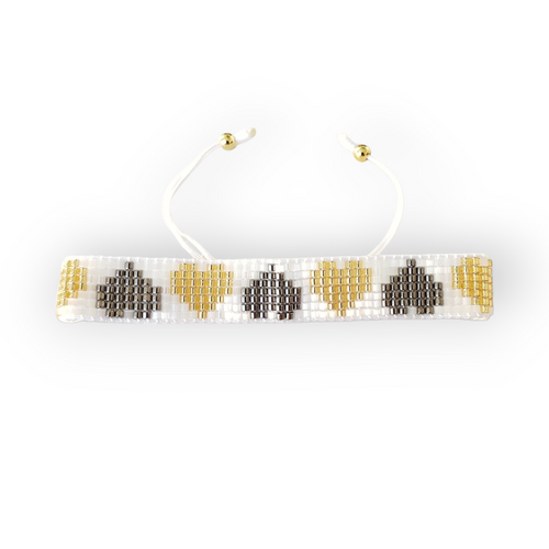 Pulsera Corazones Miyuki