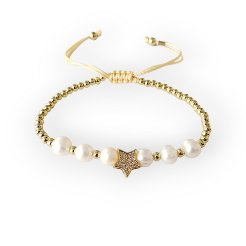 Pulsera Estrella Perlas