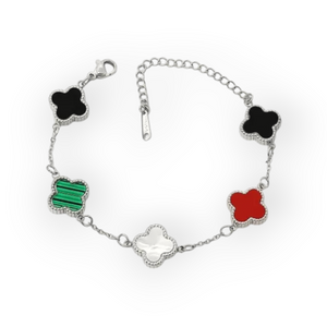 Pulsera Trébol Plata