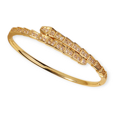 Cargar imagen en el visor de la galería, Brazalete Serpiente Circonia