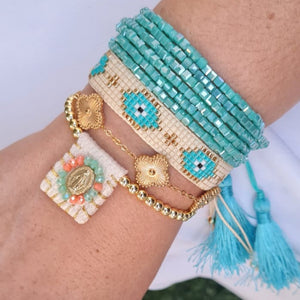 Pulsera Virgen Tejida