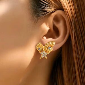 Aretes Estrella Playa