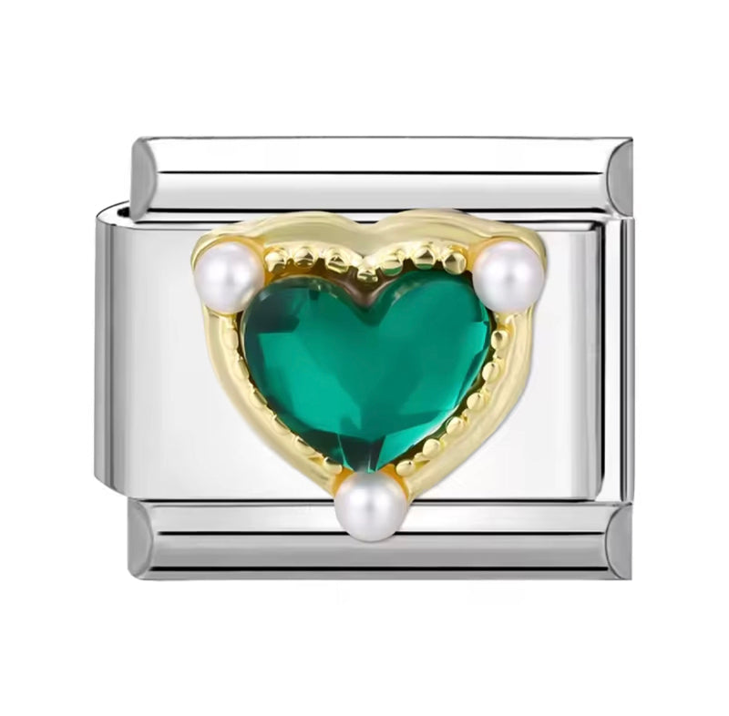 Charm Corazon Perlita