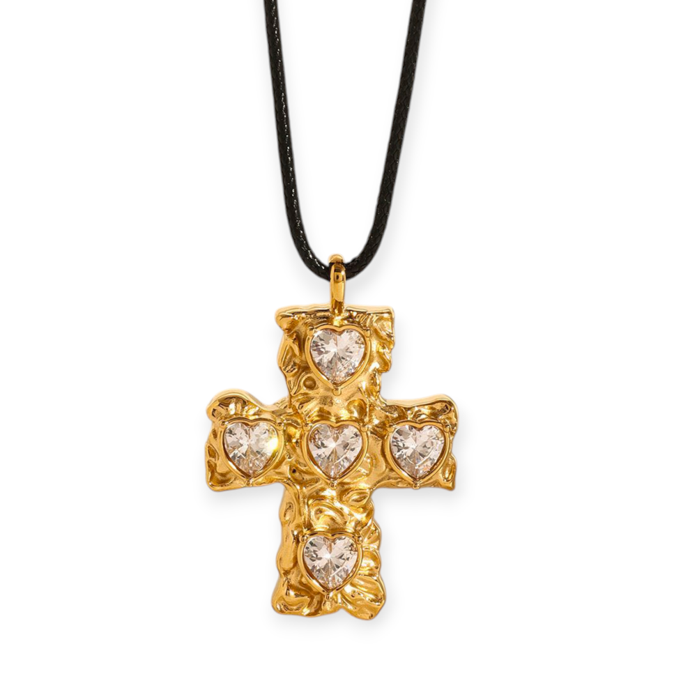 Collar Cruz Martillada