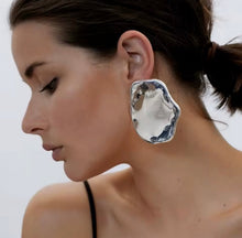 Cargar imagen en el visor de la galería, Aretes Plata Grande