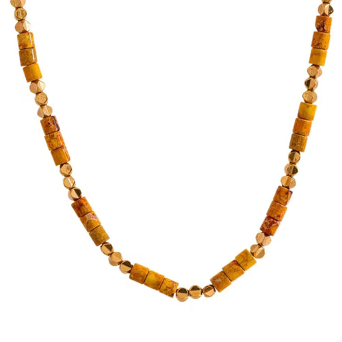 Collar Agata Amarillo