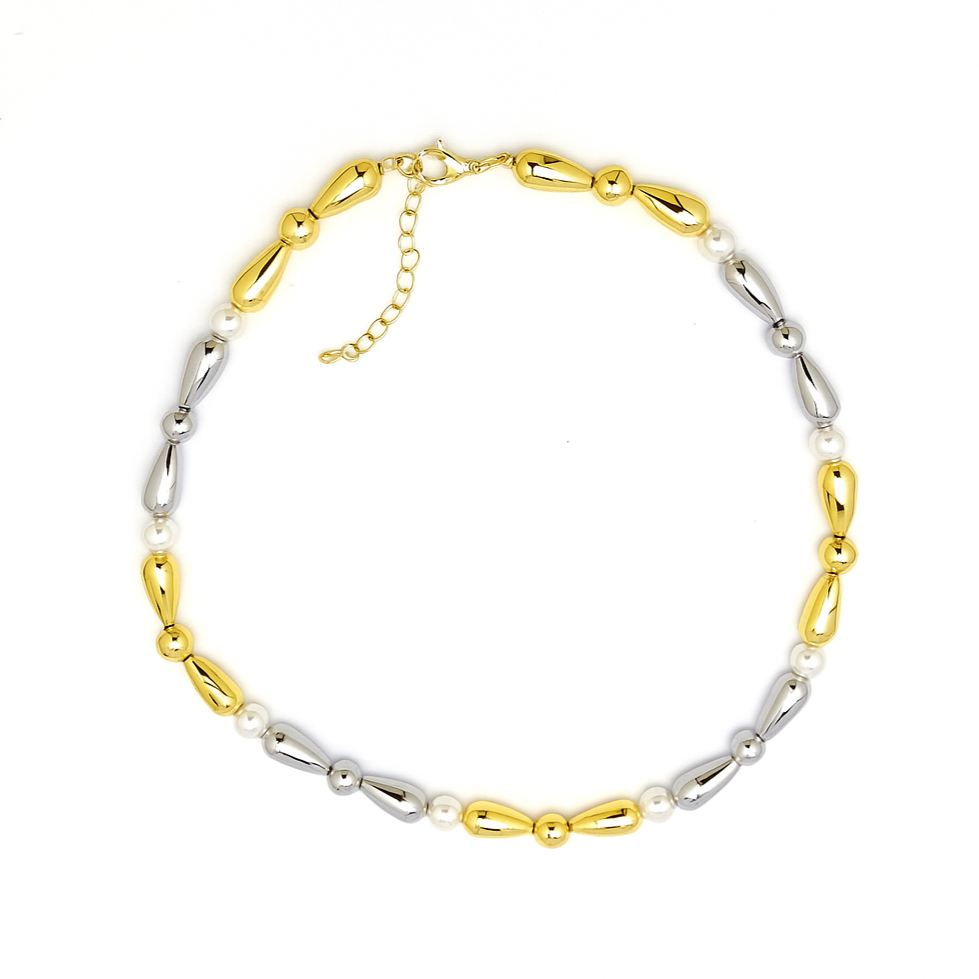 Collar Bicolor Perla