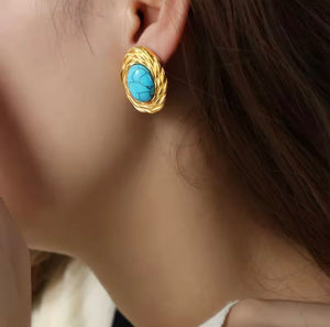 Aretes Turquesa
