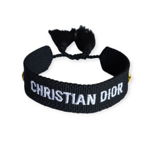 Cargar imagen en el visor de la galería, Pulsera Tejida CD Negro