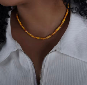 Collar Agata Amarillo