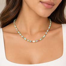 Cargar imagen en el visor de la galería, Collar Perlita Menta