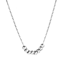 Cargar imagen en el visor de la galería, Collar Bolitas Plata
