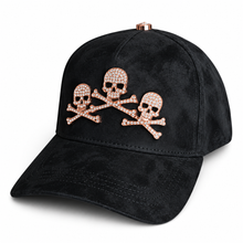 Cargar imagen en el visor de la galería, Barbas Hats | Rose Gold Skulls