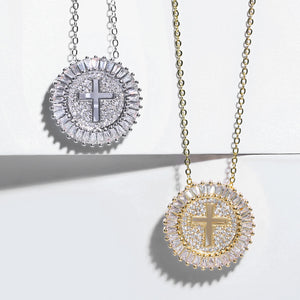 Collar Cruz Circonia