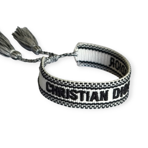 Pulsera Tejida CD Blanco