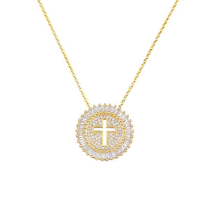 Collar Cruz Circonia