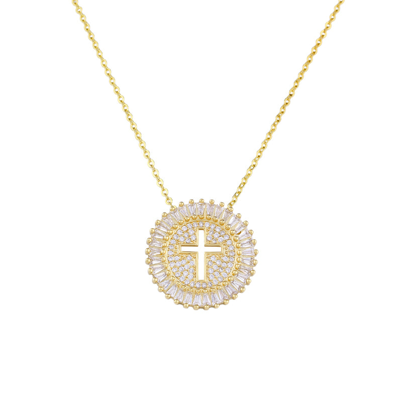 Collar Cruz Circonia