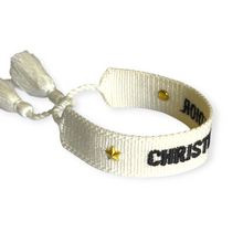 Cargar imagen en el visor de la galería, Pulsera Tejida CD Blanco