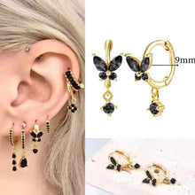 Cargar imagen en el visor de la galería, Arracadas Mariposa