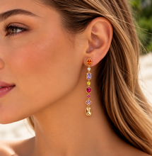 Cargar imagen en el visor de la galería, Aretes Cristales