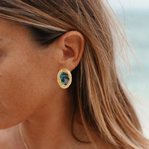 Aretes Nácar Tornasol