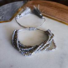 Cargar imagen en el visor de la galería, Pulsera Multicristal Plata Tornasol
