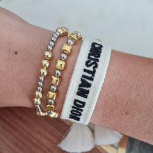 Cargar imagen en el visor de la galería, Pulsera Tejida CD Blanco