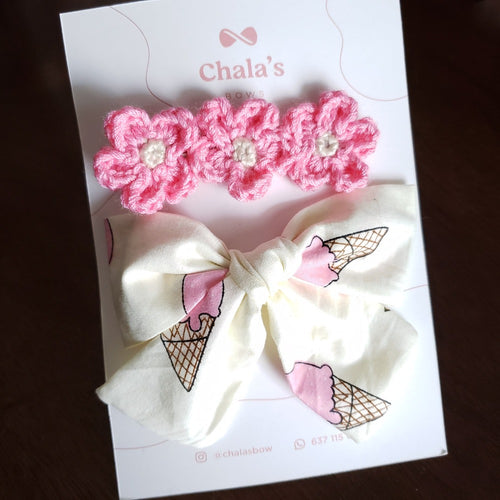 Set Moño y Broche