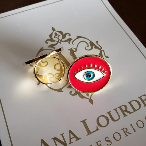 Anillo Ojo Turco Ajustable