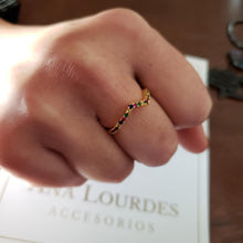 Cargar imagen en el visor de la galería, Anillo Arcoíris V