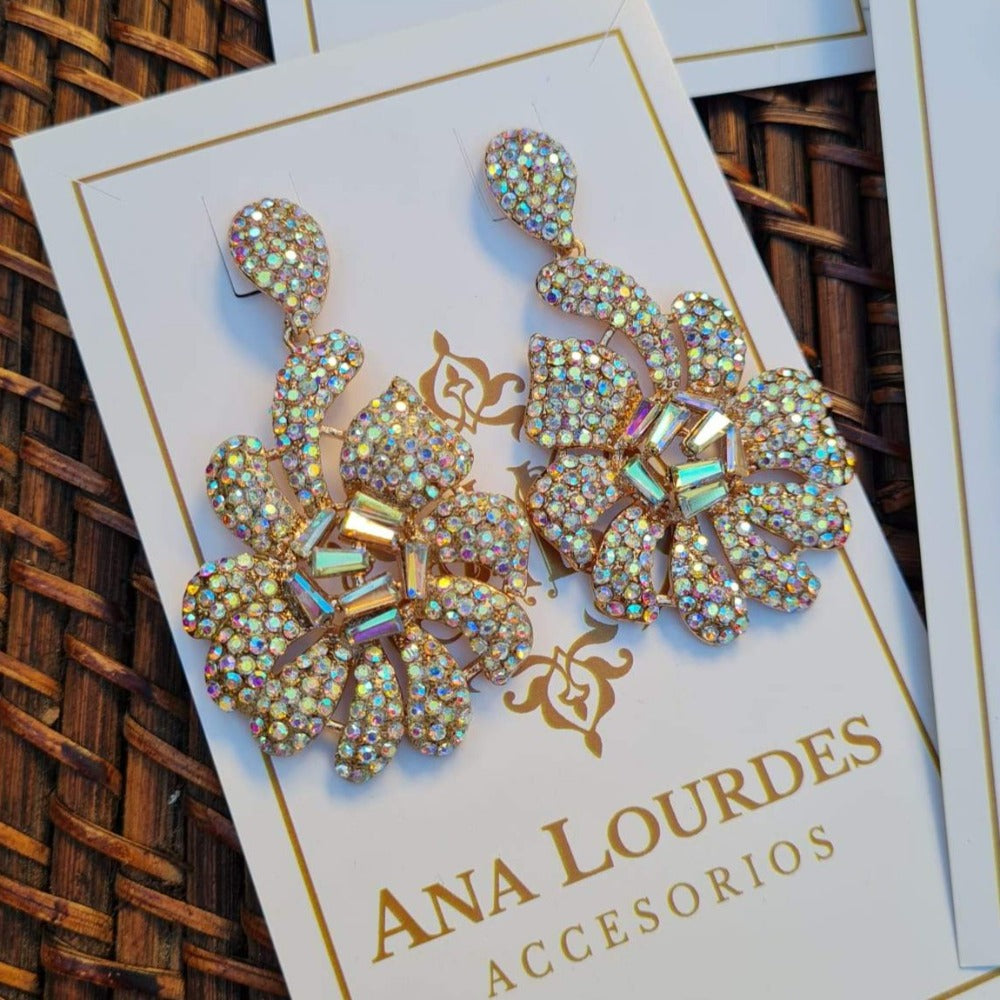 Aretes Cristal Tornasol