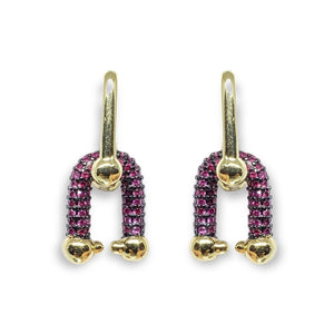 Aretes Herradura Circonia